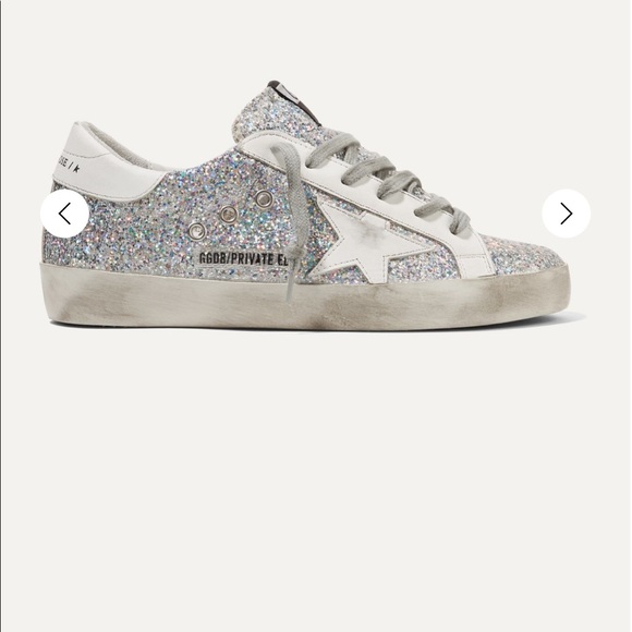 Sold: Golden Goose Superstar silver glitter - Picture 10 of 14